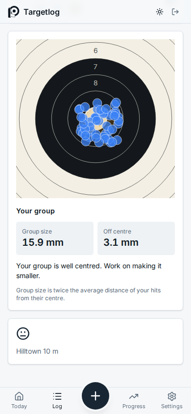 Group on the target