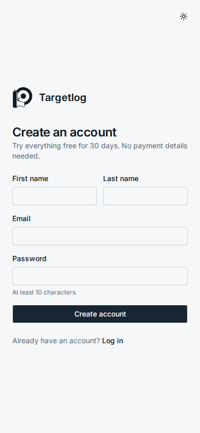 Sign-up